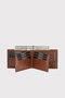 Zoozie Bags Cartera para Hombre en Piel Auténtica Color Tostado